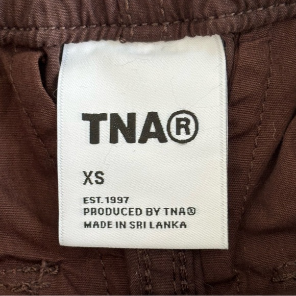 Aritzia Tna Sz XS Squad Pocket Parachute Pant Brown - Picture 8 of 15